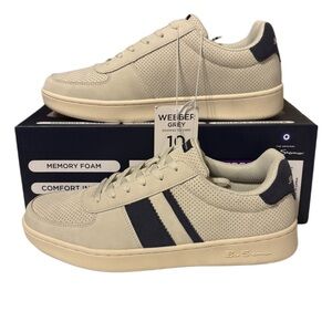 Ben Sherman Beige and Navy Sneakers